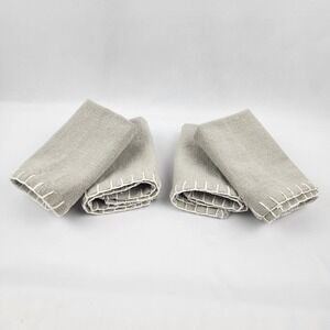 4 Fennco‎ Styles Celena Collection Contemporary 100% Cotton Cloth Napkin India